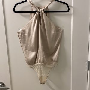 Abercrombie Satin bodysuit NWT
